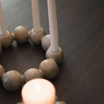 BRIGHT CANDLE HOLDER beige - Beige - Beige - Imagen 3