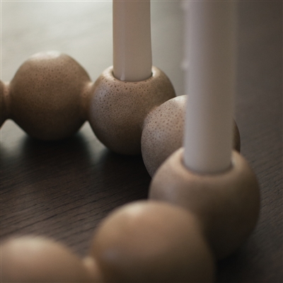 BRIGHT CANDLE HOLDER beige - Beige - Beige - Imagen 5