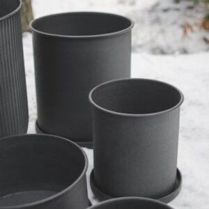 PLANT POT 2-set black