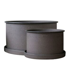 PLANT BOWL 2-set brown