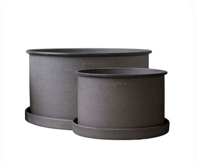 PLANT BOWL 2-set brown
