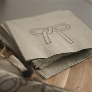 NAPKIN bow - Creme