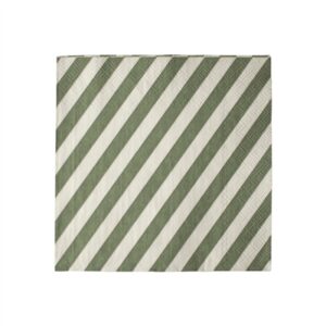 NAPKIN stripe green - Stripe Green