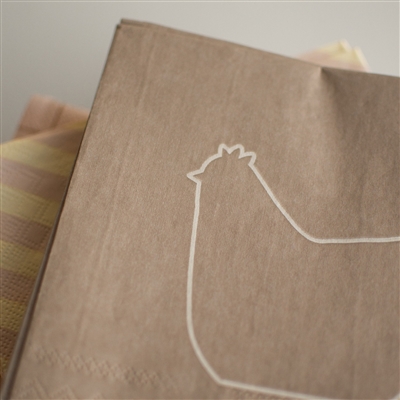 NAPKIN happy hen - Light Brown - Imagen 2