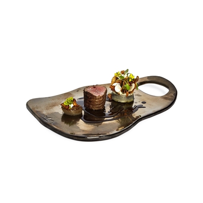 Board Ceramic Dinner Plate Ted - Platinum - Platinum - A - Platinum - Imagen 3