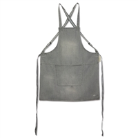 Suspender Style Apron Grey - A - Grey