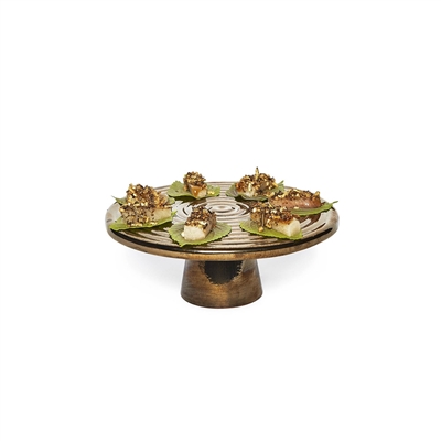 Food Stand Sm Platinum Dia 7.9” - A - Platinum - Imagen 2