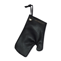 Oven Glove/Mitt Classic Leather Black - A - Classic Black