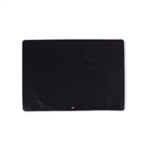 Placemat Leather Black 18.9" x 13.4" - A - Black