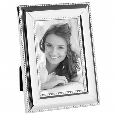 Pearl Picture Frame Steel Silver 5x7 - Silver