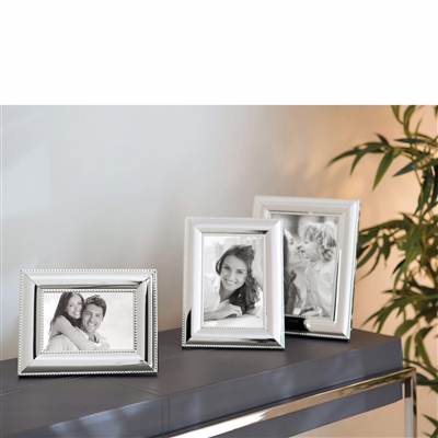 Pearl Picture Frame Steel Silver 7x9 - Silver - Imagen 3