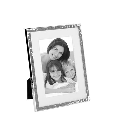 Milan Picture Frame Smooth Metal Silver 6x8 - Silver