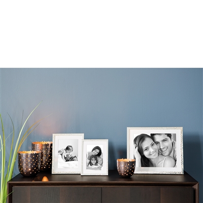 Milan Picture Frame Smooth Metal Silver 6x8 - Silver - Imagen 3
