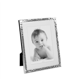 Milan Picture Frame Smooth Metal Silver 7x9 - Silver