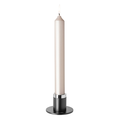 Enno Chandelier Iron Smooth Black & Silver - Silver - Imagen 2