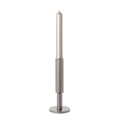 Ritmo Chandelier Powder Coated Smooth Silver - Silver - Imagen 2
