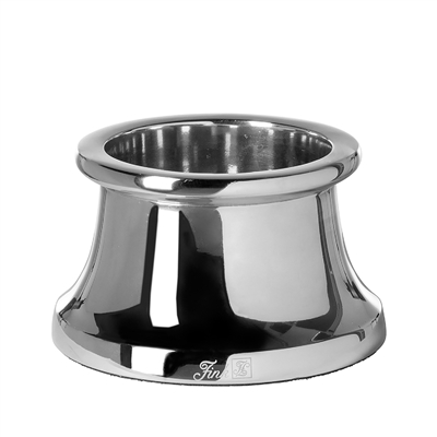 Palina Lantern Base without Glass Nickel Plated Smooth Silver Small-ST - Silver