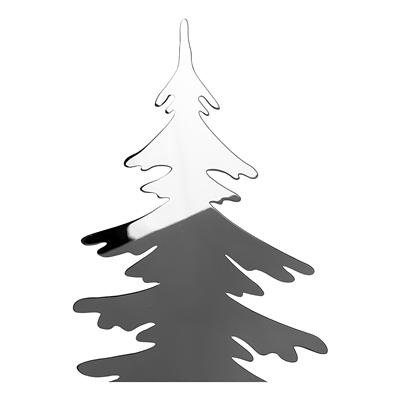 Kris Stainless Steel Silver Decorative Tree - Silver - Imagen 4