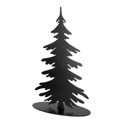 Kris Powder Coated Smooth Black Decorative Tree - Black - Imagen 2