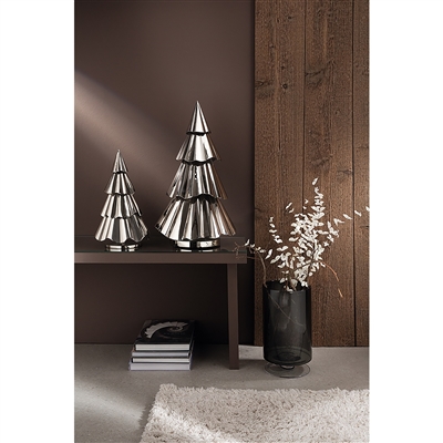 Francy Silver Shiny Iron Decorative Tree Lg - Silver - Imagen 6