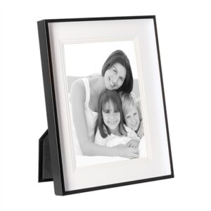 Alexis Powder Coated Smooth Black Picture Frame 7x9 - Black