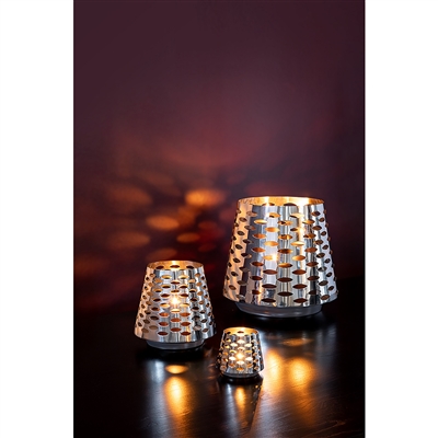 Luma Silver Lantern Stainless Steel - Silver - Imagen 2