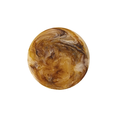 Set of 4 Tortoiseshell Round Coasters - Tortoiseshell - Imagen 4