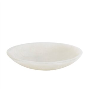 White Resin Salad Bowl Dia 12.40” - White - White