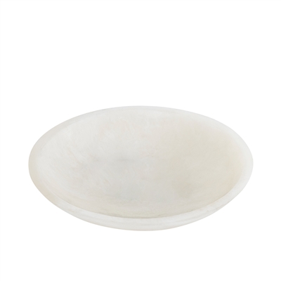 White Resin Salad Bowl Dia 12.40” - White - White - Imagen 2