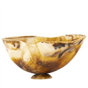 Lg Tortoiseshell Fruit Bowl Dia 21.2” - Tortoiseshell - Tortoiseshell