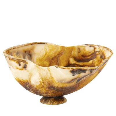 Lg Tortoiseshell Fruit Bowl Dia 21.2” - Tortoiseshell - Tortoiseshell - Imagen 2