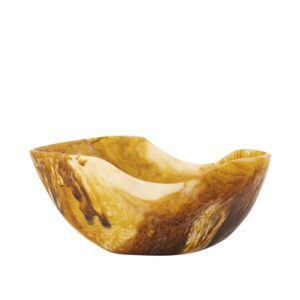 Sm Tortoiseshell Fruit Bowl Dia 13.4” - Tortoiseshell - Tortoiseshell