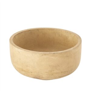 Salad Bowl Large Beige Resin Dia 11.2” - Beige