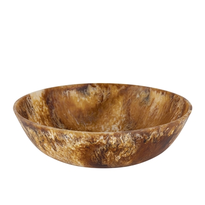 Matte Tortoise Resin Bowl Dia 19.5” - Matte Tortoise - Matte Tortoise - Imagen 2