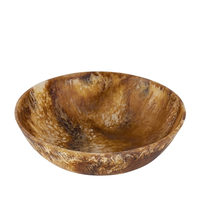 Matte Tortoise Resin Bowl Dia 19.5” - Matte Tortoise - Matte Tortoise - Imagen 3