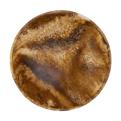 Matte Tortoise Resin Bowl Dia 19.5” - Matte Tortoise - Matte Tortoise - Imagen 5
