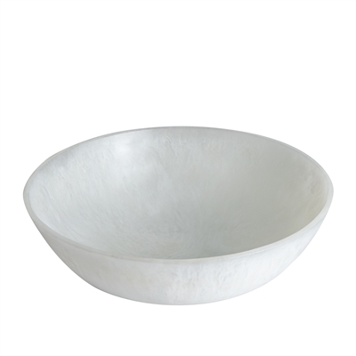White Resin Bowl Dia 19.5” - White - White - Imagen 3