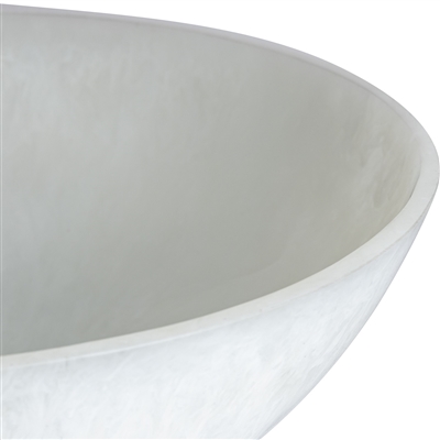 White Resin Bowl Dia 19.5” - White - White - Imagen 4