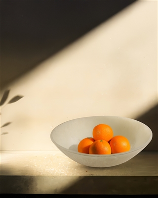 White Resin Bowl Dia 19.5” - White - White - Imagen 6