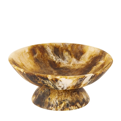 Matte Tortoise Resin Bowl Dia 17.7” - Matte Tortoise - Matte Tortoise - Imagen 2