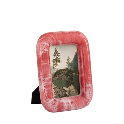 Pink Resin 4x6 Frame - Pink - Imagen 2