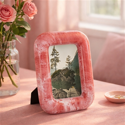 Pink Resin 4x6 Frame - Pink - Imagen 5