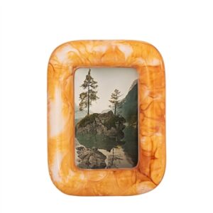 Orange Resin 4x6 Frame - Orange