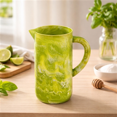 Green Resin Pitcher - Green - Imagen 5