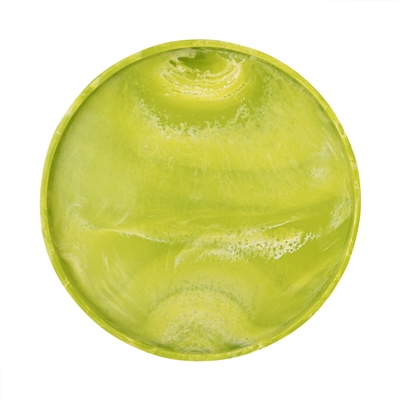 Lg Green Resin Round Tray - Green - Imagen 4