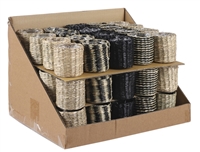Alexis Pot Round Case. 4 Assorted. 60 Pieces Total. Case Pack Only. Priced Per Piece- A - Black, Beige