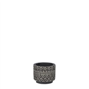 Sm. Kjeld Round Pot 3Dia - A - Black