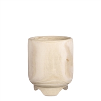 Med. Naturo Pot Round Brown- A - Brown