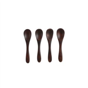 Set of 4 Picco Spoons Brown- A - D.Brown