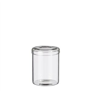 Lg. Cannes Storagepot Glass-ST - Transparent